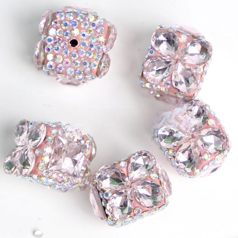 Wholesale of Star Studded Diamond Ceramic Beads